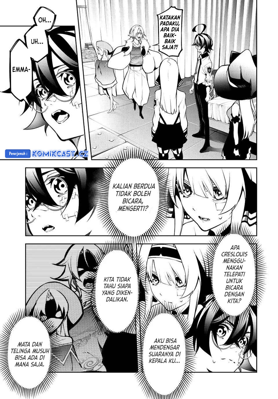 Tsue to Tsurugi no Wistoria Chapter 45.2 Gambar 21