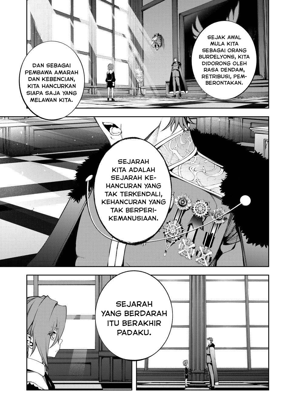 Tsue to Tsurugi no Wistoria Chapter 50 fix Gambar 5