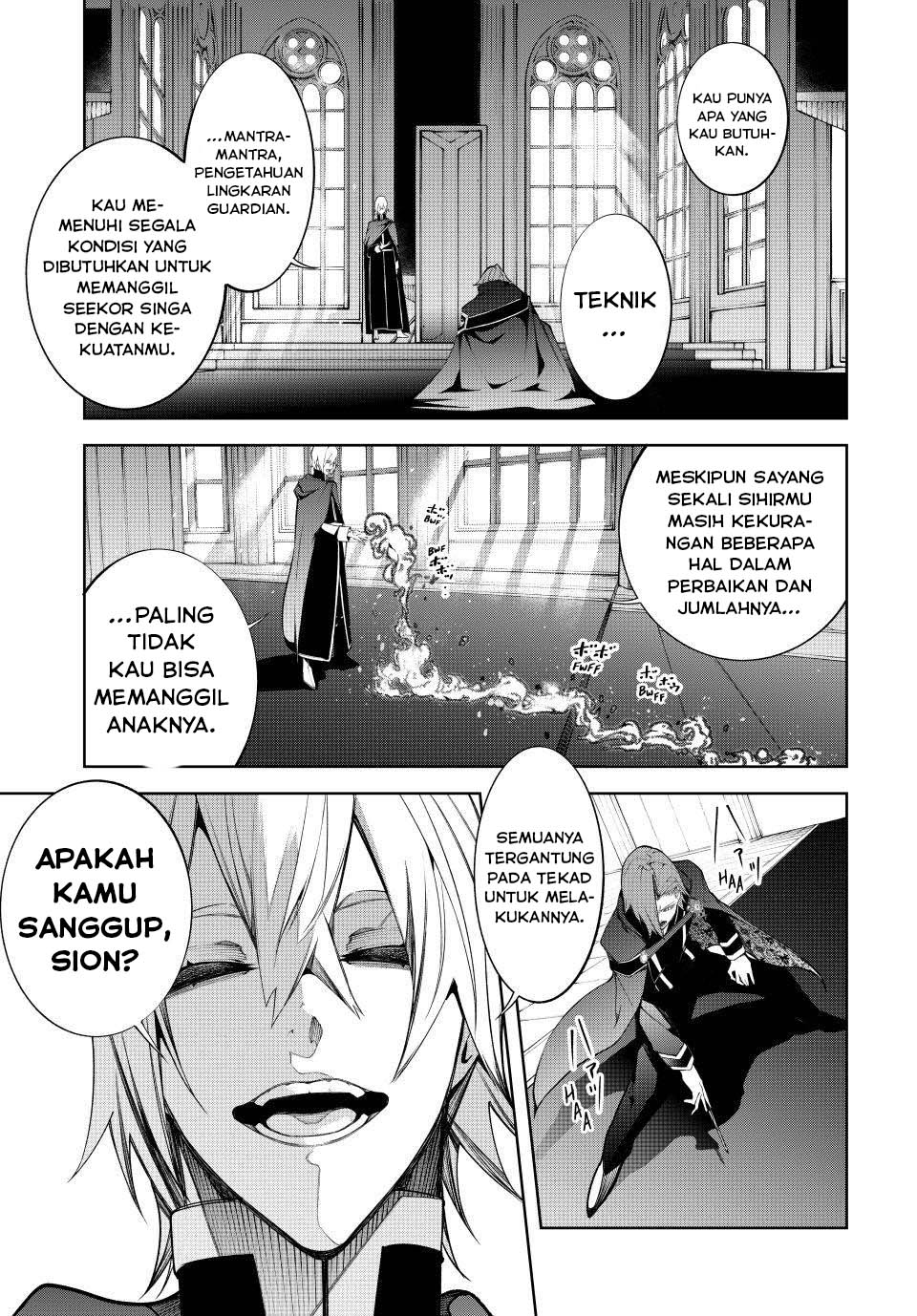 Tsue to Tsurugi no Wistoria Chapter 50 fix Gambar 13