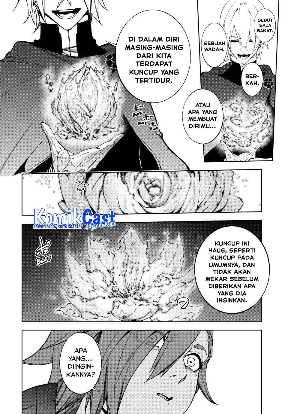 Tsue to Tsurugi no Wistoria Chapter 50 fix Gambar 24