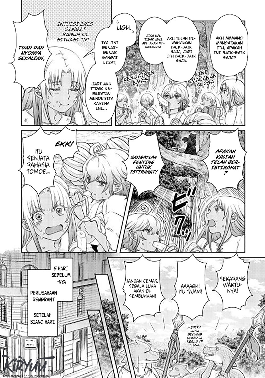 Tsuki ga Michibiku Isekai Douchuu Chapter 44 Gambar 7