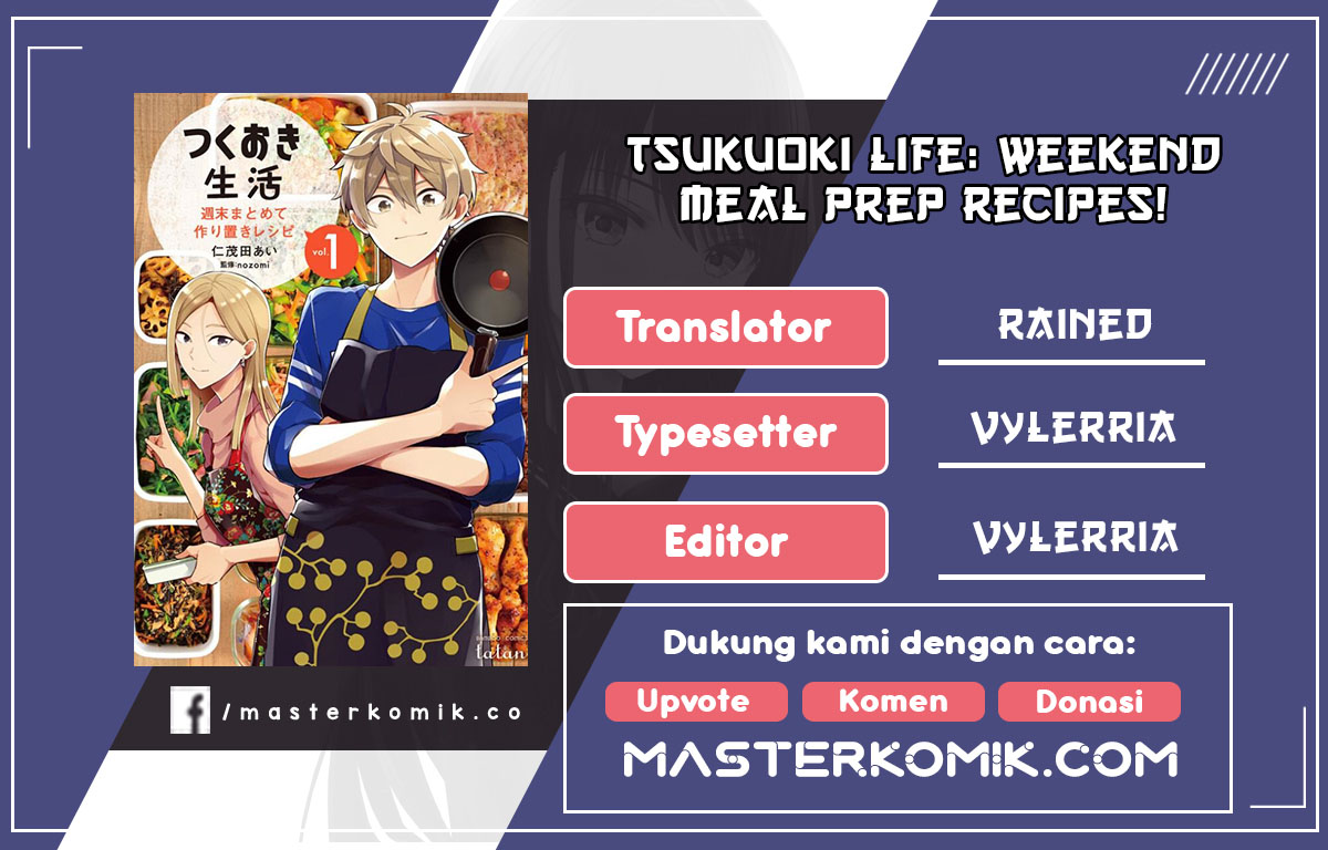 Tsukuoki Life: Weekend Meal Prep Recipes! Chapter 01 Gambar 1