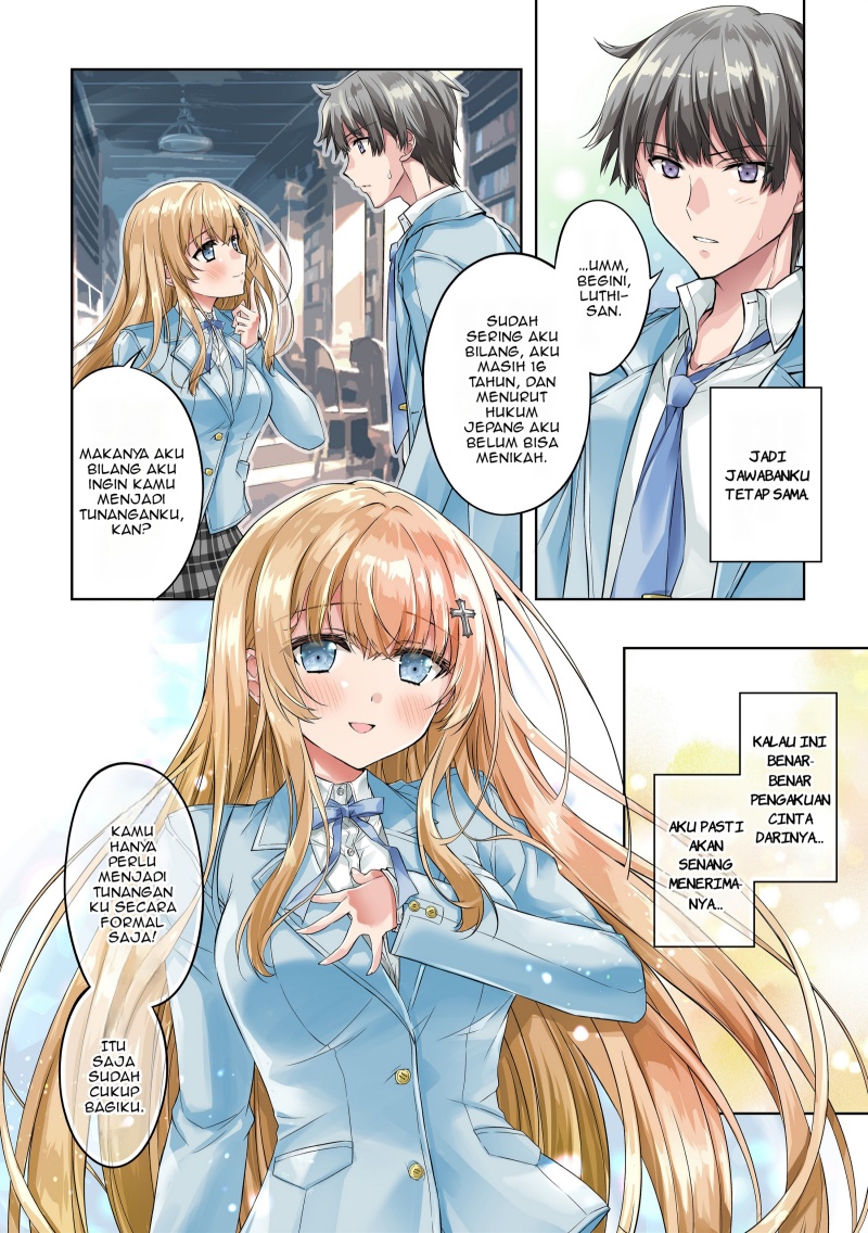 Tsundere Hokuou Bishoujo no Classmate ga, Kon’yakusha ni Natta Totan ni Dere Ippentou ni Natte Shimatta Ken ni Tsuite Chapter 01 Gambar 4