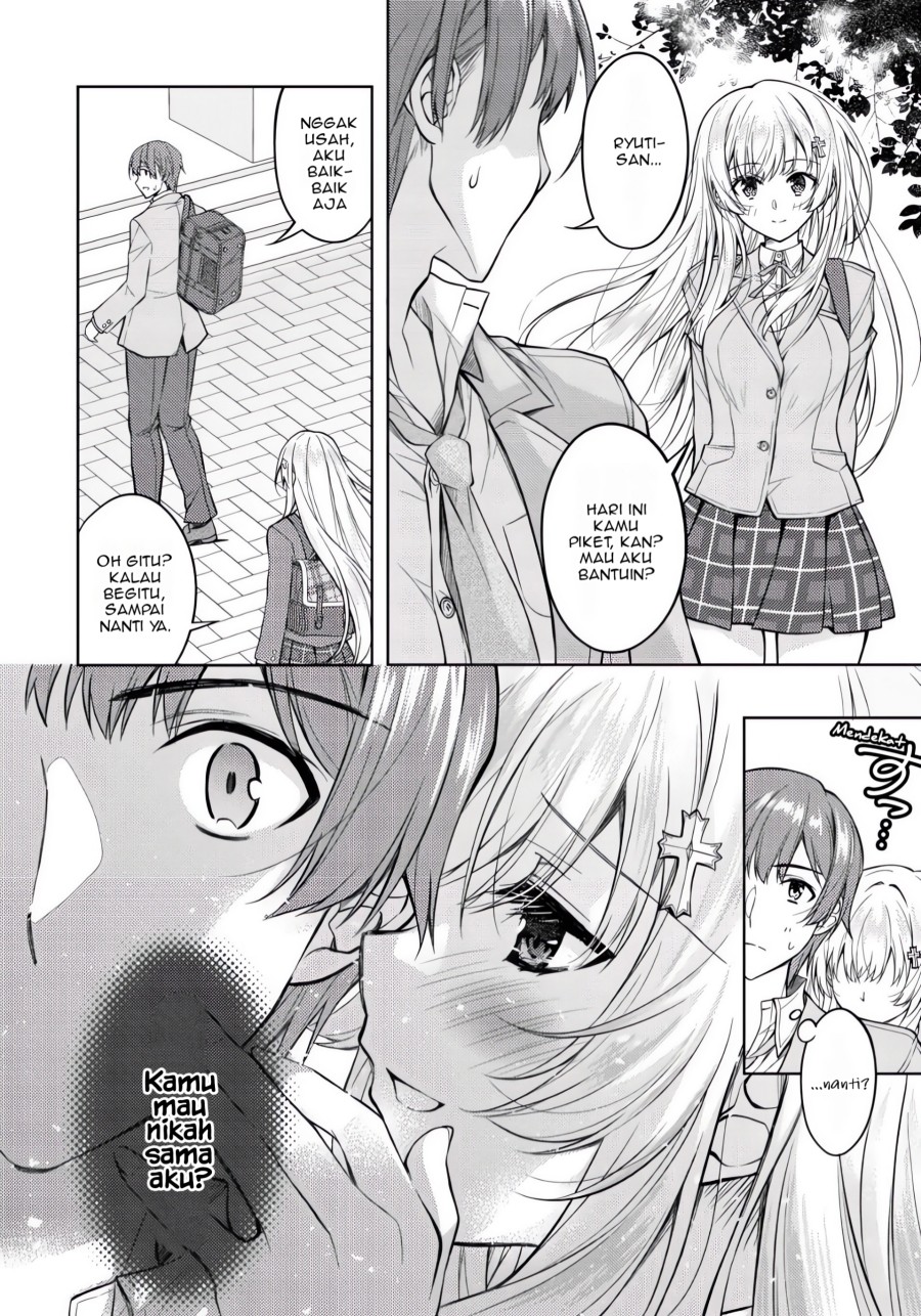 Tsundere Hokuou Bishoujo no Classmate ga, Kon’yakusha ni Natta Totan ni Dere Ippentou ni Natte Shimatta Ken ni Tsuite Chapter 03 Gambar 13