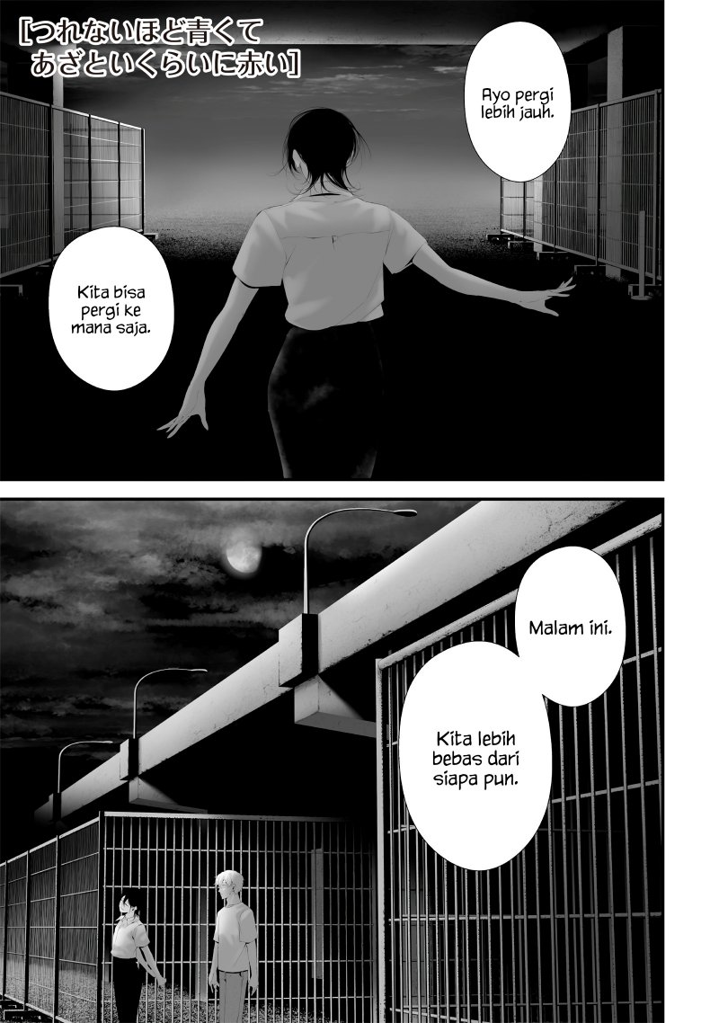 Tsurenai Hodo Aokute Azatoi Kurai ni Akai Chapter 61 Gambar 1