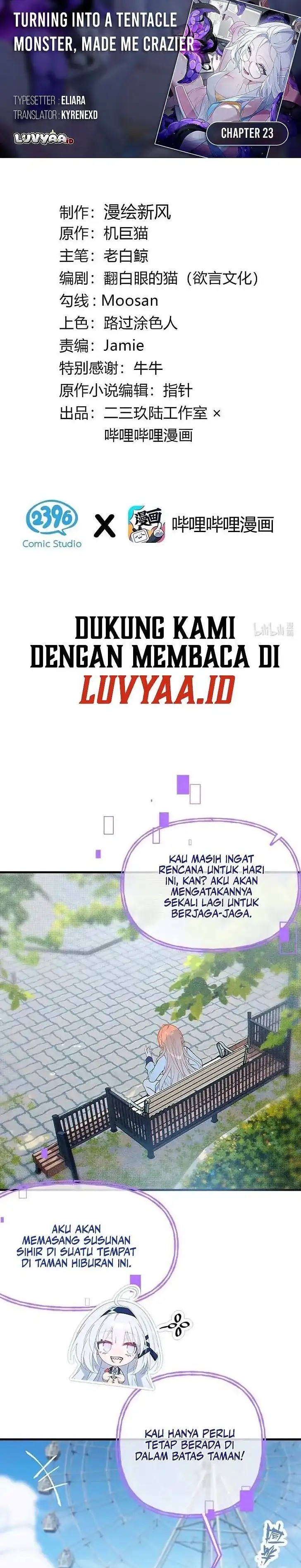 Turning Into A Tentacle Monster, Made Me Crazier Chapter 23 Gambar 1