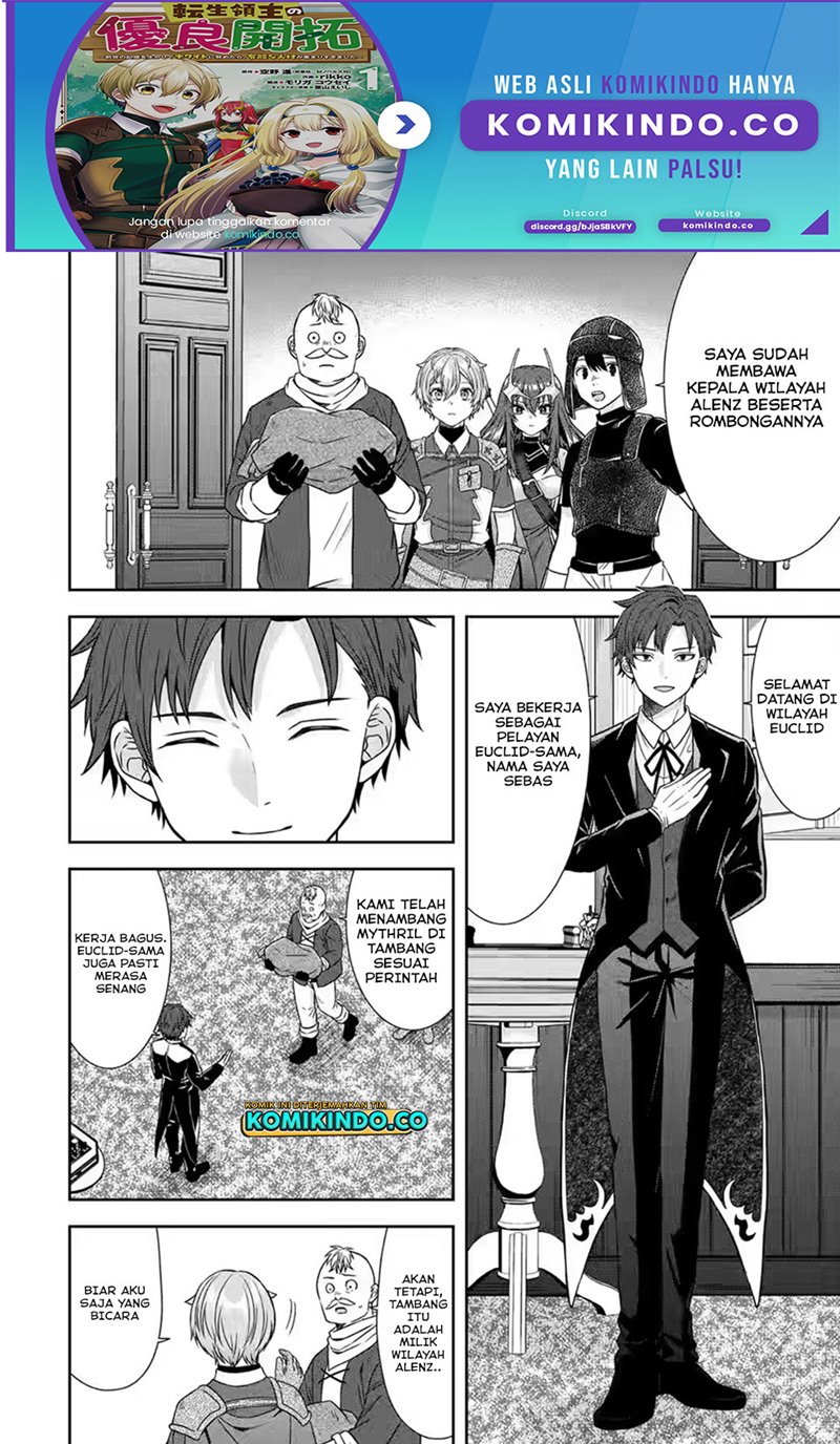 Tensei Ryoushu no Yuuryou Kaitaku: Zensei no Kioku o Ikashite White ni Tsutometara, Yuunou na Jinzai ga Atsumari Sugimashita Chapter 15.2 Gambar 2