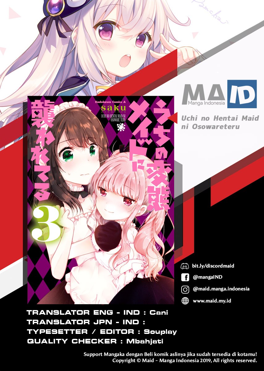 Uchi no Hentai Maid ni Osowareteru Chapter 13 Gambar 3