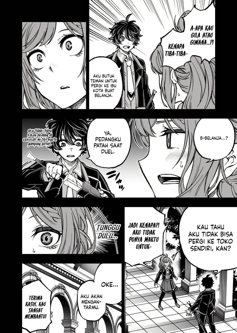 Umarekawatta Kensei Kenshi ga Reiguu sareru Majutsu Shijou Shugi no Gakuen de Musou suru Chapter 04 Gambar 15