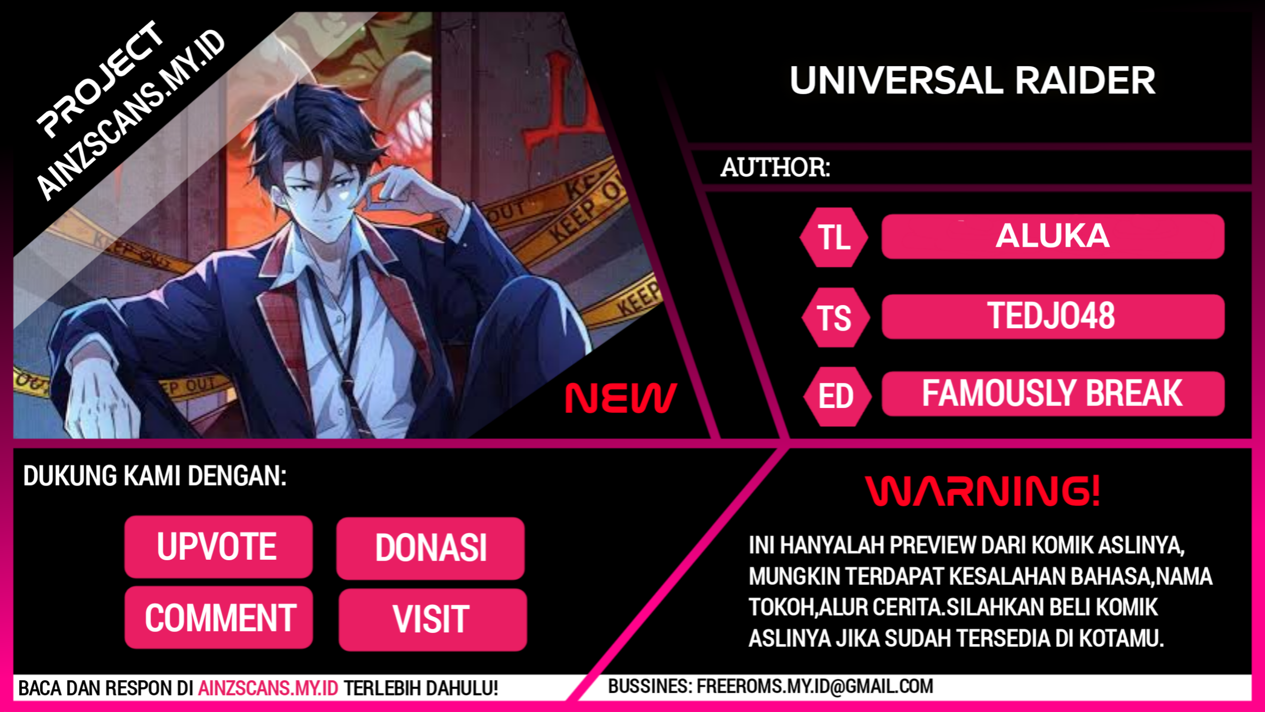 Universal Raider Chapter 17 Gambar 1