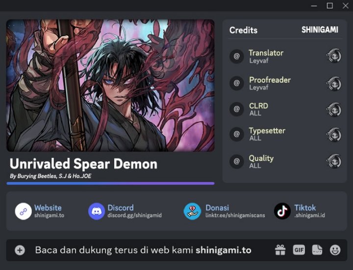 Unrivaled Spear Demon Chapter 13 Gambar 1