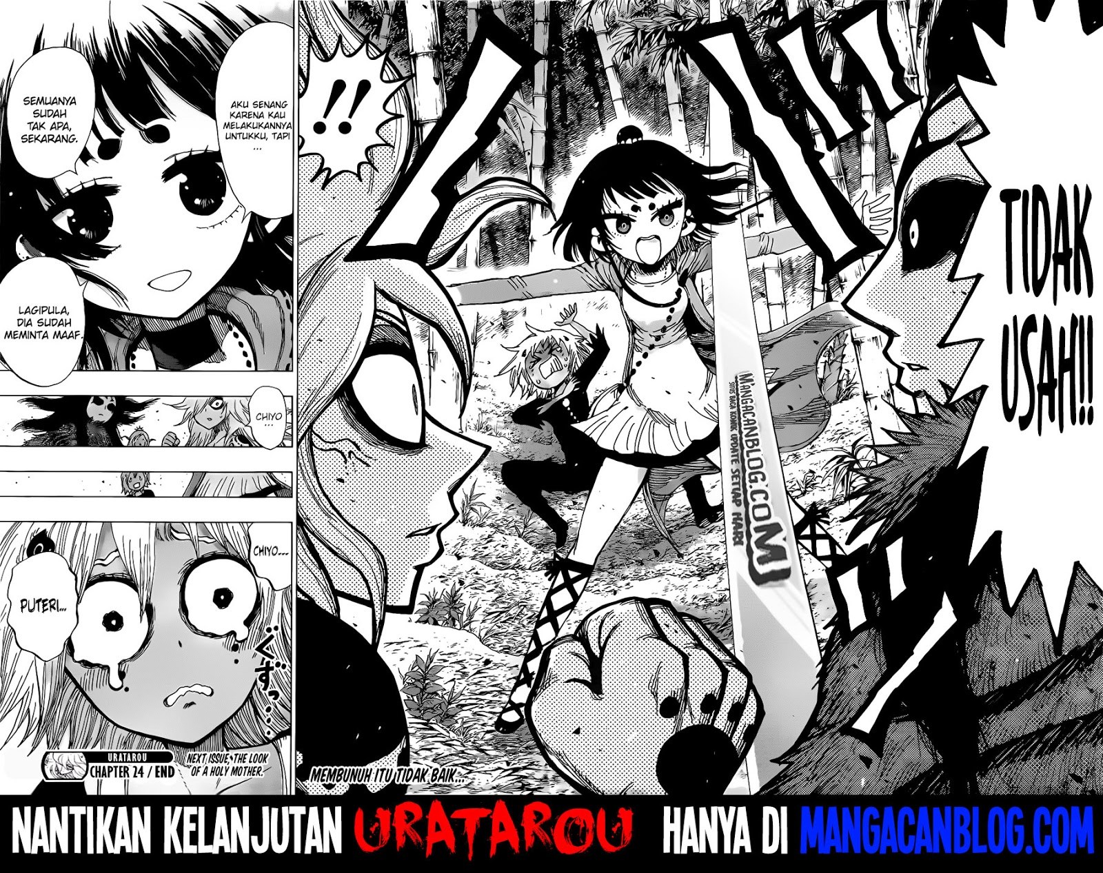 Uratarou Chapter 24 Gambar 19