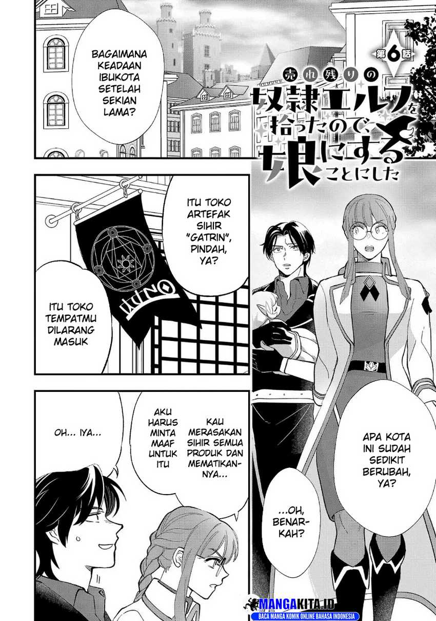 Urenokori no Dorei Elf wo Hirotta no de, Musume ni suru Koto ni shita Chapter 06 Gambar 2
