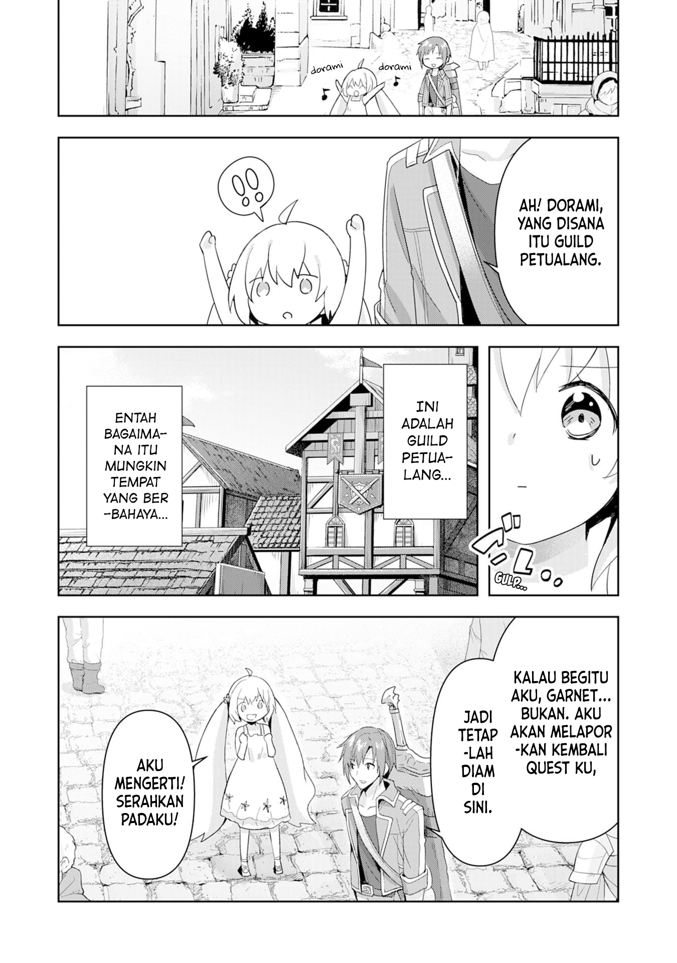 Uketsukejo ni Kokuhaku Shitakute Girudo ni Kayoitsumetara Eiyu ni Natteta Chapter 02 Gambar 23