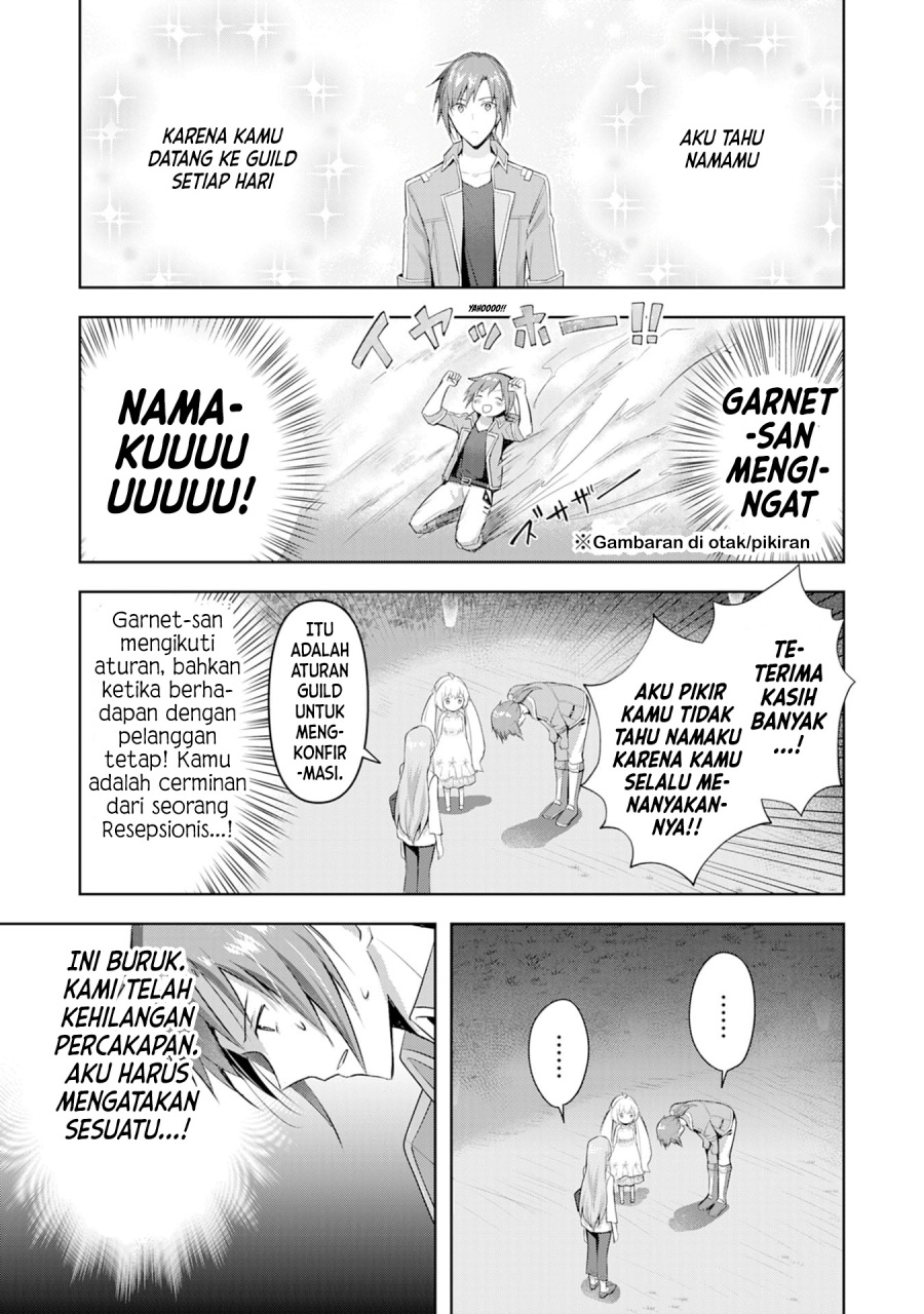 Uketsukejo ni Kokuhaku Shitakute Girudo ni Kayoitsumetara Eiyu ni Natteta Chapter 03 Gambar 19