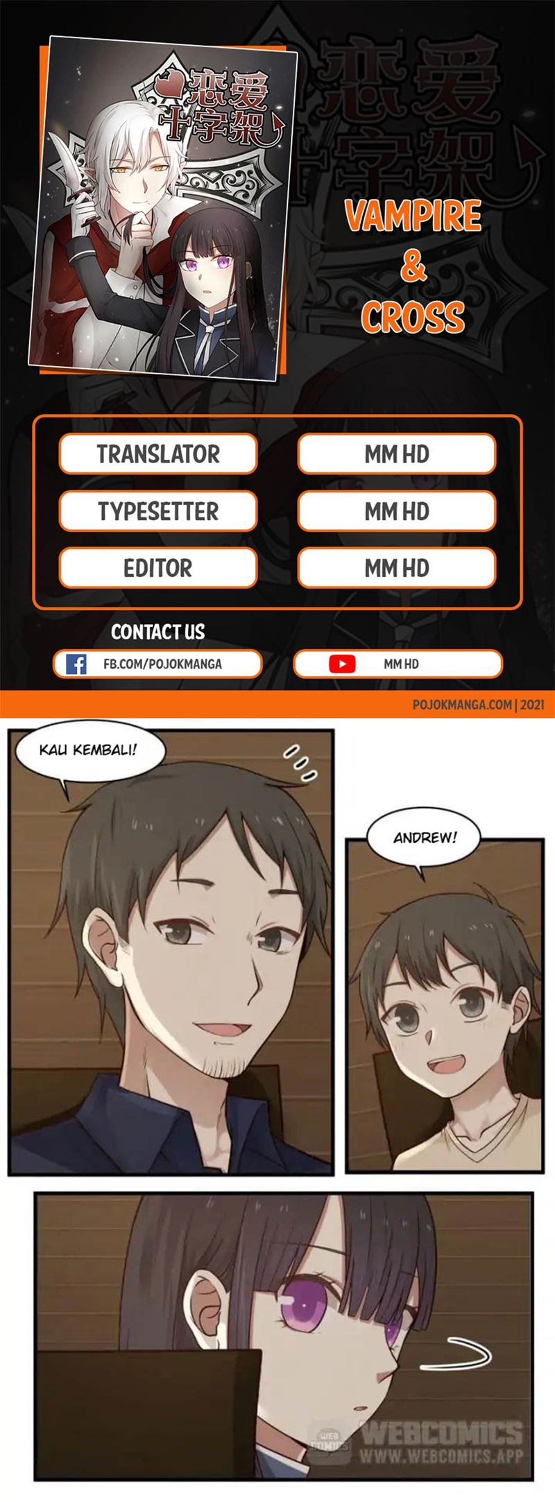 Vampire & Cross Chapter 47 Gambar 1