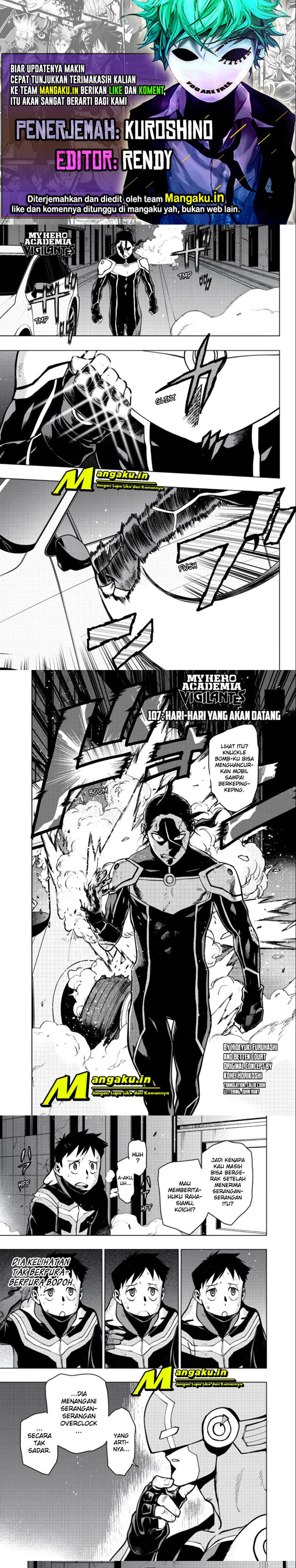 Vigilante: Boku no Hero Academia Illegals Chapter 107 Gambar 1