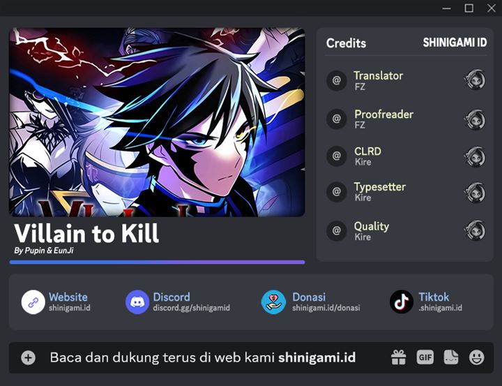 Villain To Kill Chapter 103 Gambar 1