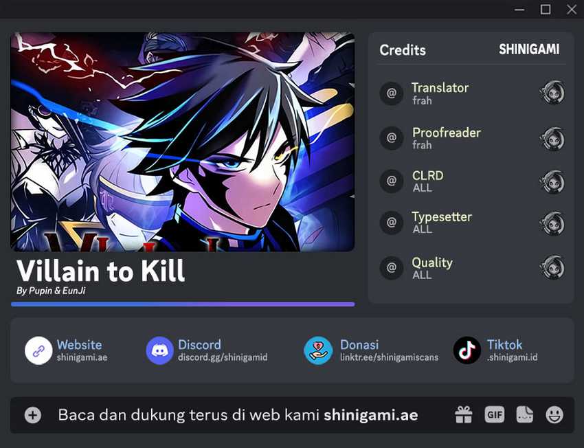 Villain To Kill Chapter 161 Gambar 1