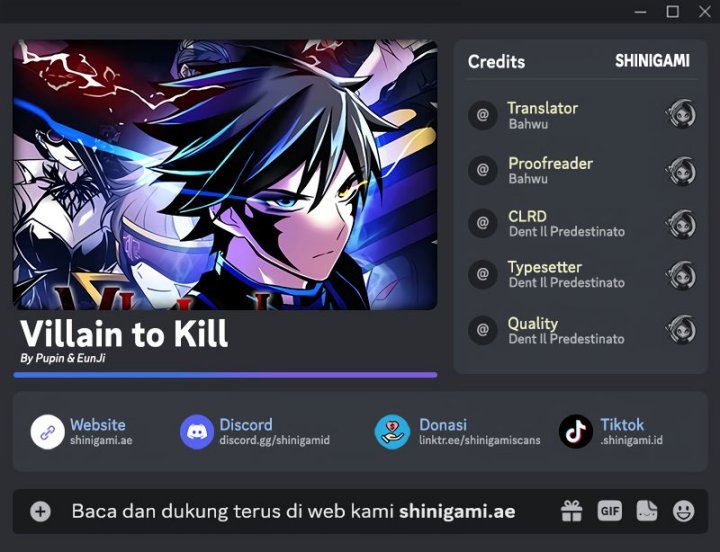Villain To Kill Chapter 166 Gambar 1