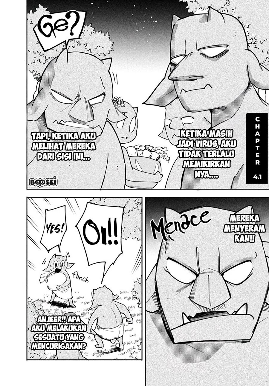 Virus Tensei kara Isekai Kansen Monogatari Chapter 04.1 Gambar 2