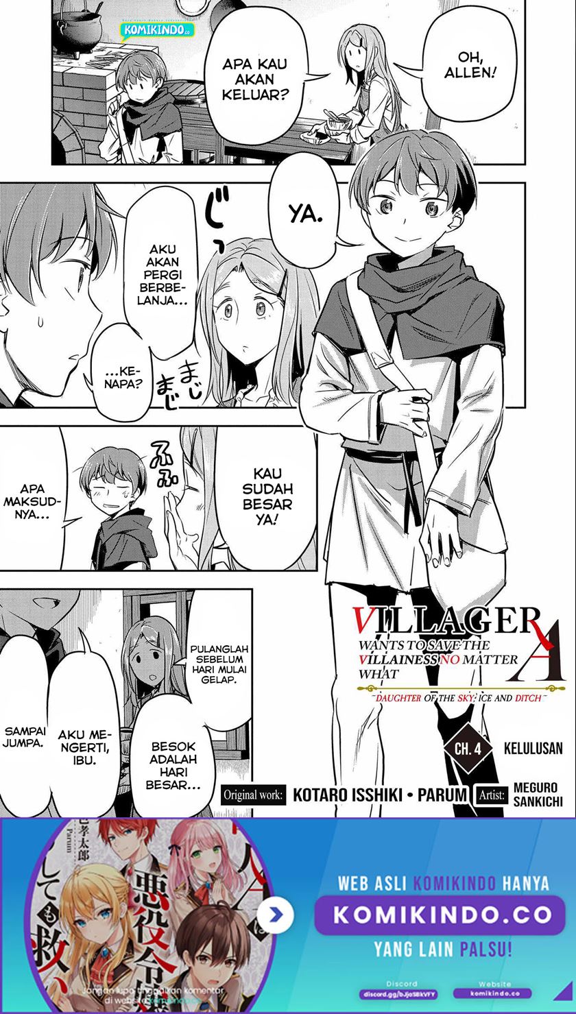 Villager A Wants to Save the Villainess no Matter What! Chapter 04 Gambar 2