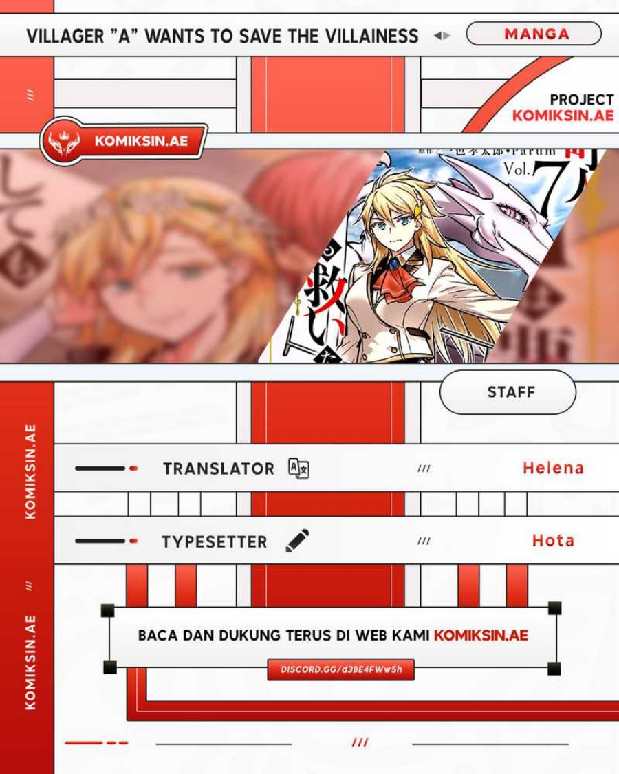 Villager A Wants to Save the Villainess no Matter What! Chapter 38.1 Gambar 1