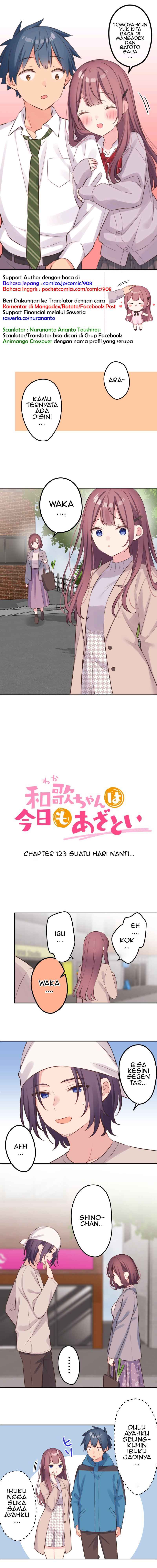 Waka-chan Is Flirty Again Chapter 123 Gambar 1