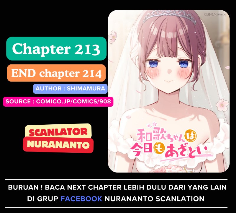 Waka-chan Is Flirty Again Chapter 213 Gambar 1
