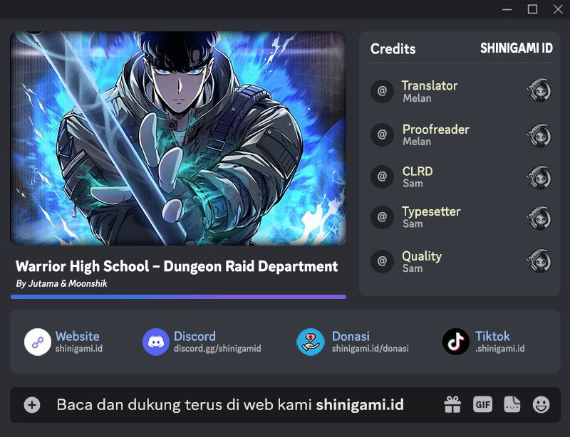 Warrior High School – Dungeon Raid Department Chapter 42 Gambar 1