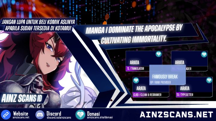 Wasteland Domination (I Dominate the Apocalypse Through Cultivation) Chapter 08 Gambar 1