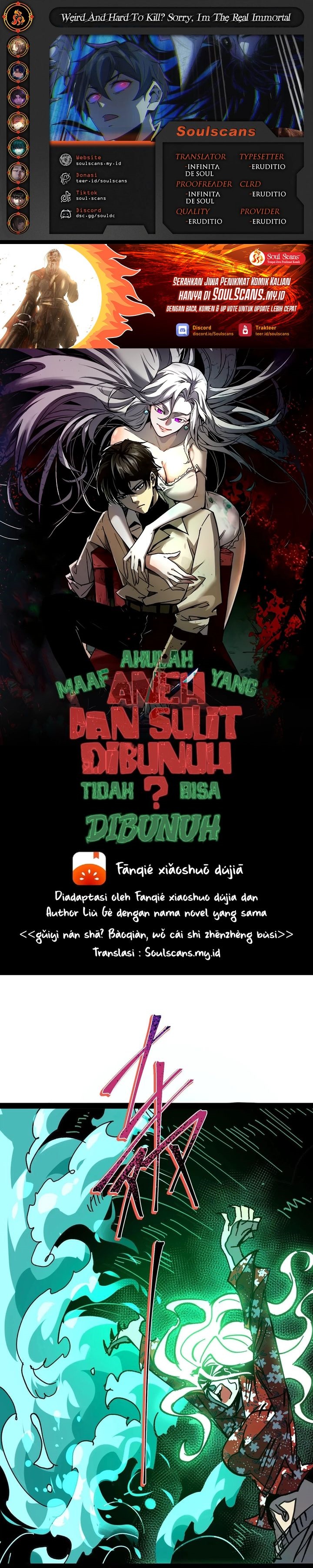 Weird and Hard to Kill? Sorry, I’m the Real Immortal Chapter 101 Gambar 1