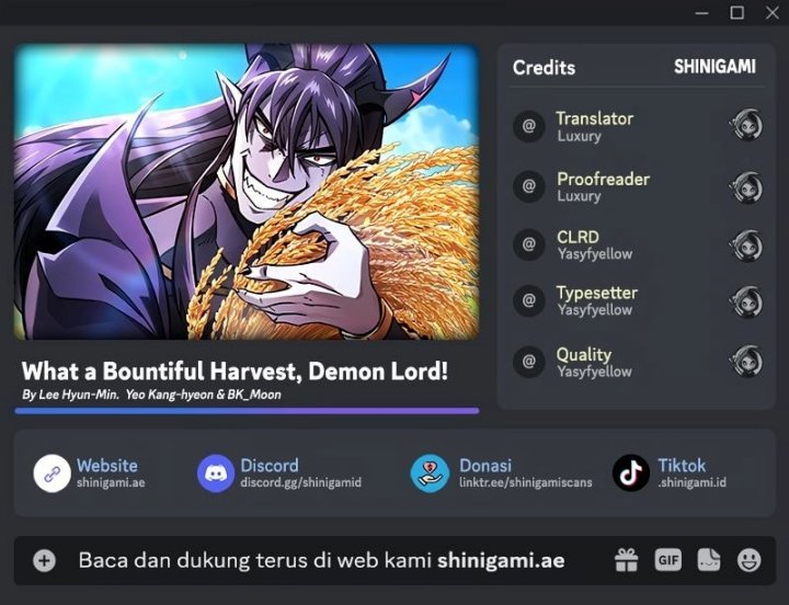What A Bountiful Harvest, Demon Lord! Chapter 05 Gambar 1