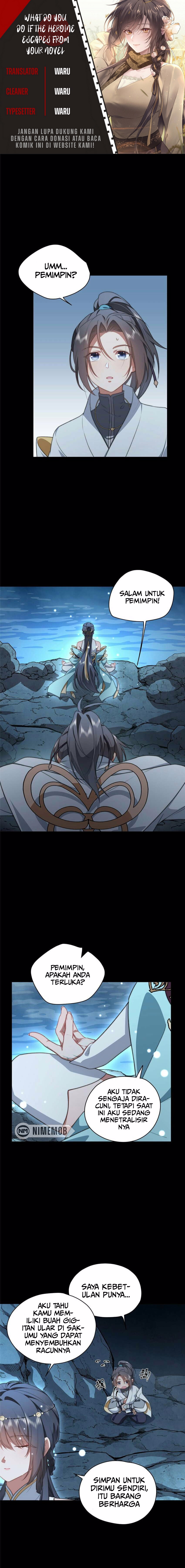 What Do You Do If the Heroine Escapes From Your Novel Chapter 17 Gambar 1