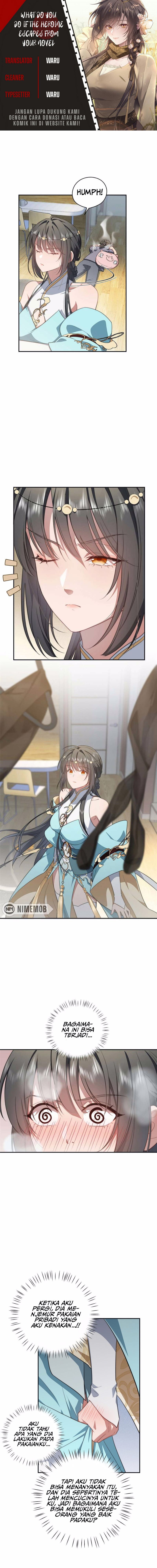 What Do You Do If the Heroine Escapes From Your Novel Chapter 19 Gambar 1