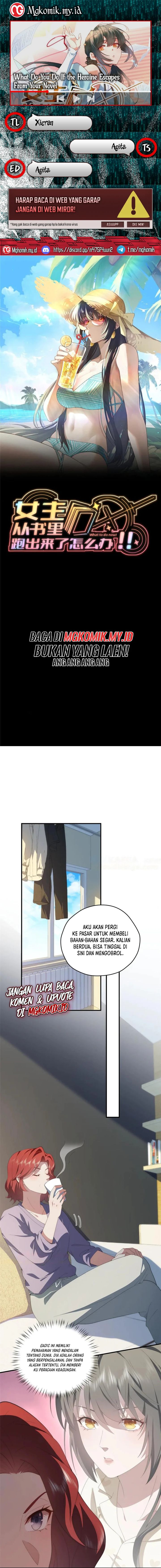 What Do You Do If the Heroine Escapes From Your Novel Chapter 125 Gambar 1