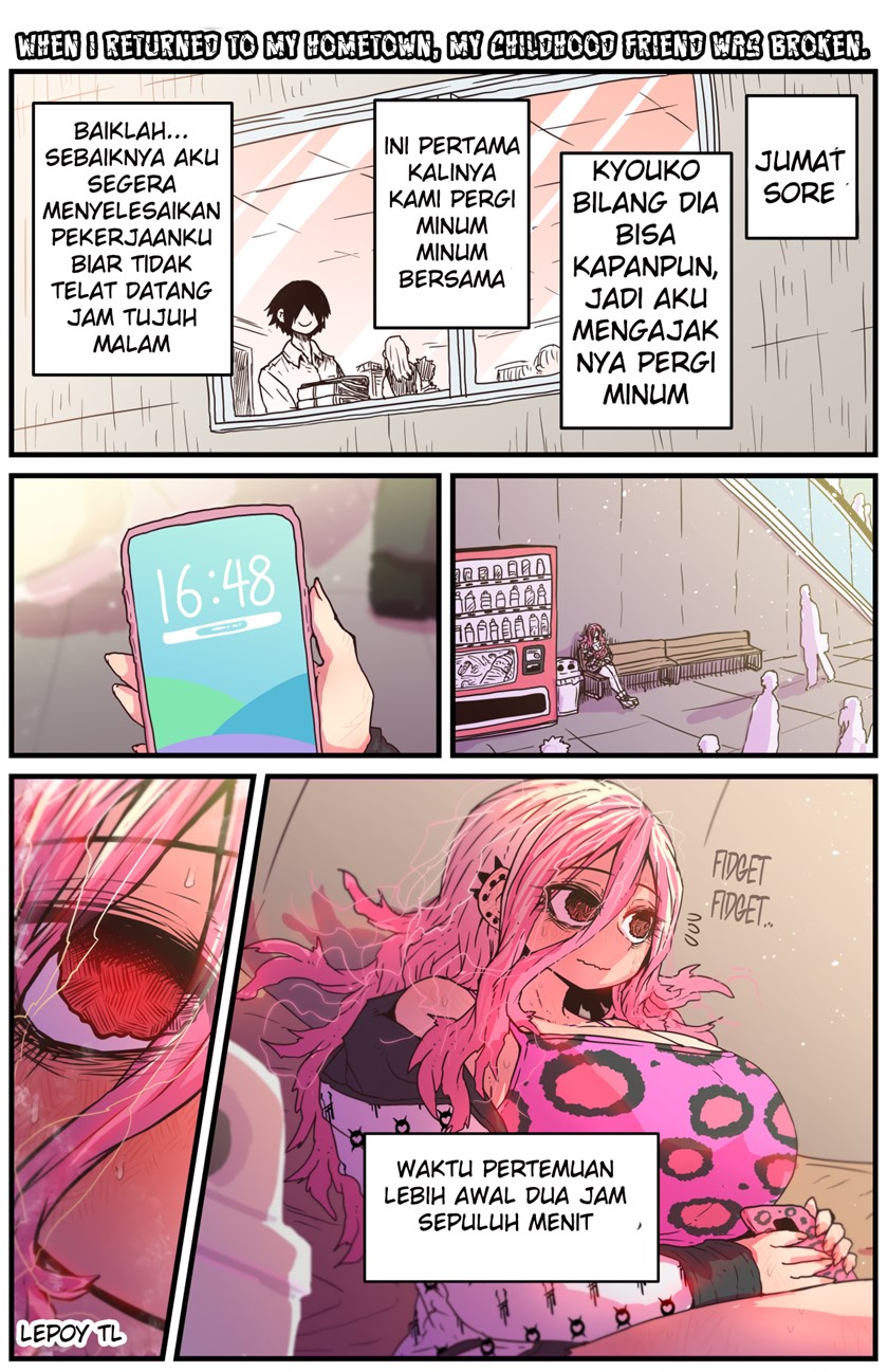When I Returned to My Hometown, My Childhood Friend was Broken Chapter 11 Gambar 2