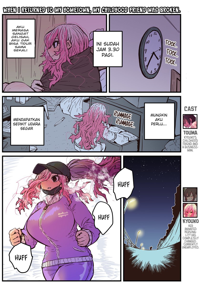 When I Returned to My Hometown, My Childhood Friend was Broken Chapter 18 Gambar 2