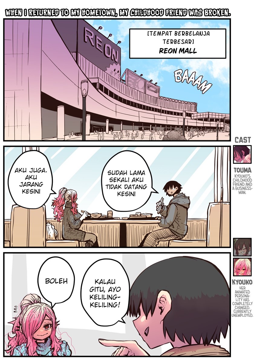 When I Returned to My Hometown, My Childhood Friend was Broken Chapter 20 Gambar 2