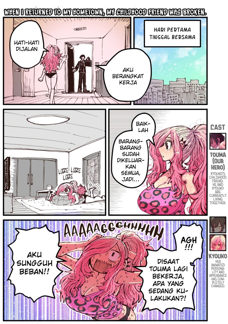 When I Returned to My Hometown, My Childhood Friend was Broken Chapter 32 Gambar 2