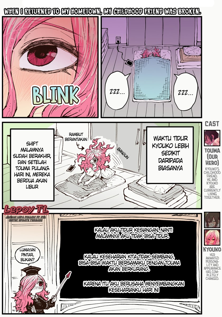 When I Returned to My Hometown, My Childhood Friend was Broken Chapter 34 Gambar 1
