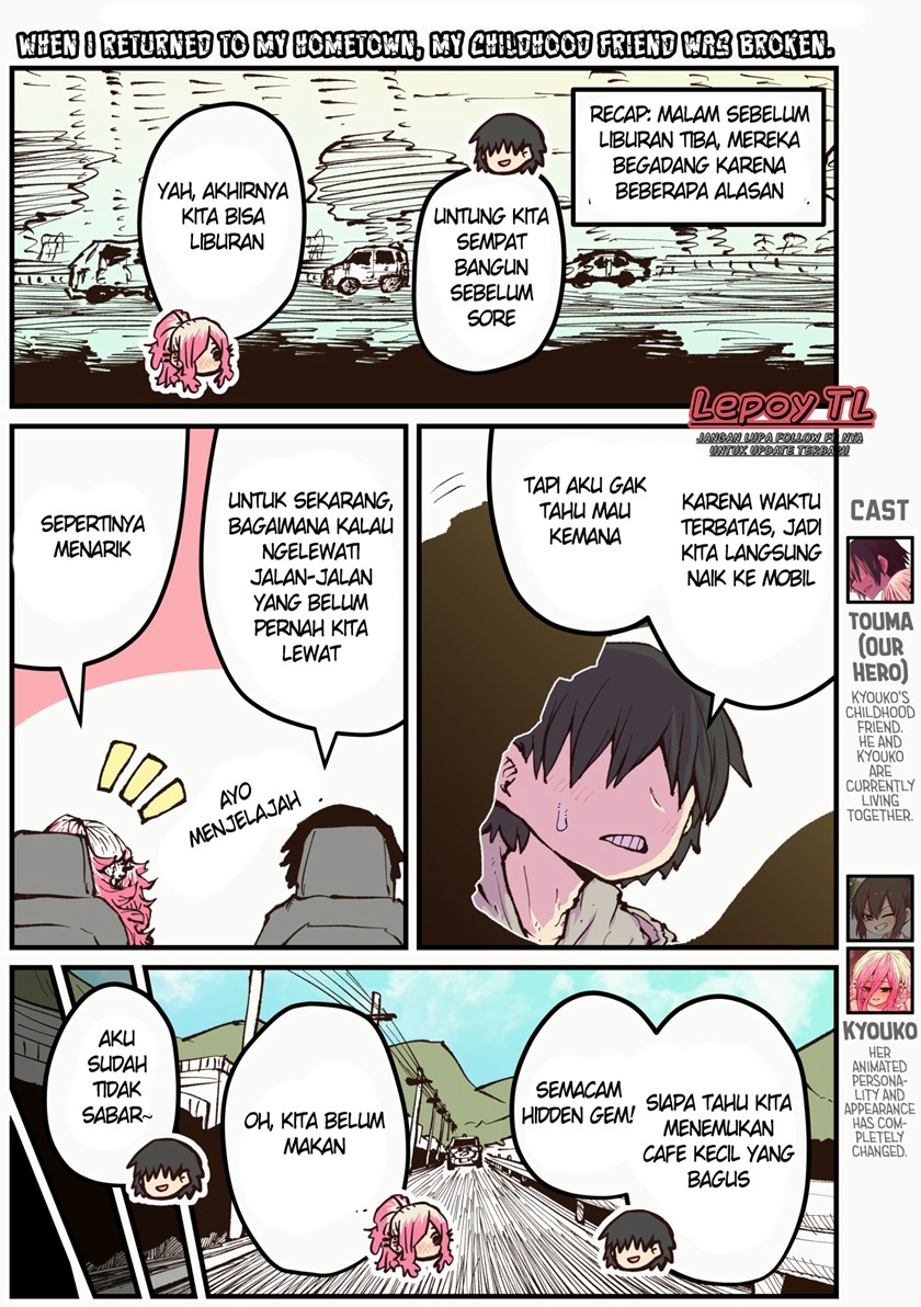 When I Returned to My Hometown, My Childhood Friend was Broken Chapter 35 Gambar 1