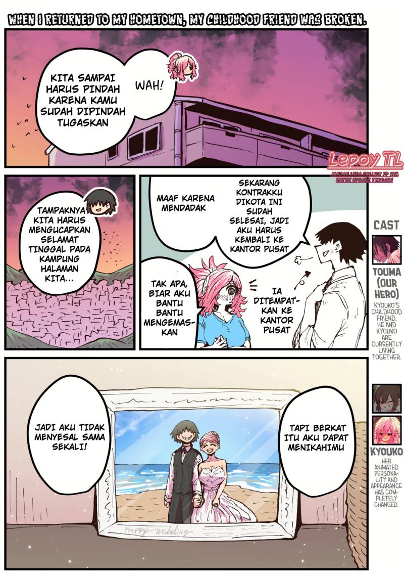 When I Returned to My Hometown, My Childhood Friend was Broken Chapter 43 Gambar 2