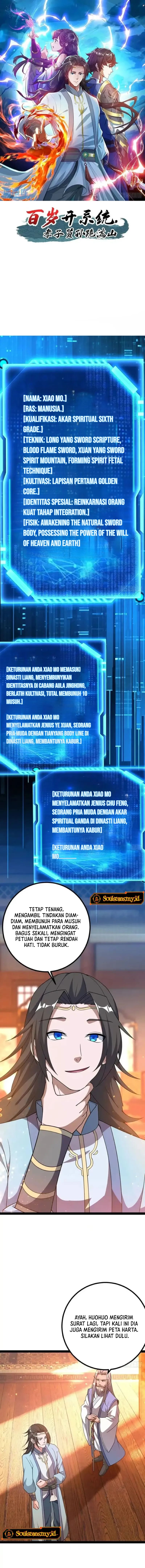When The System Opens After The Age Of 100, All Grandchildren Kneel Upon The Mountains! Chapter 35 Gambar 3