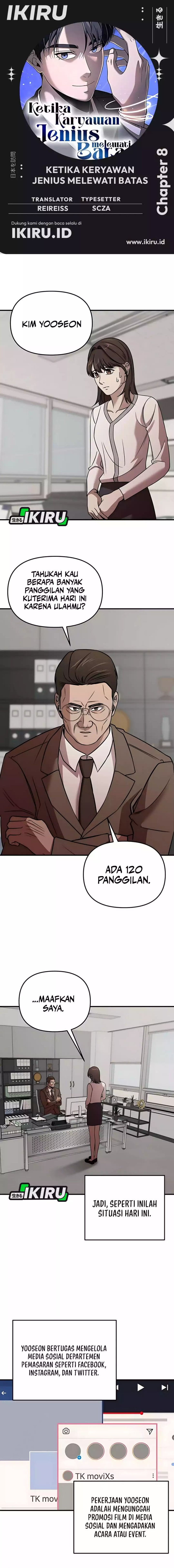 When a Genius Office Worker Goes Too Far (When a Genius Employee Crosses the Line) Chapter 08 Gambar 1