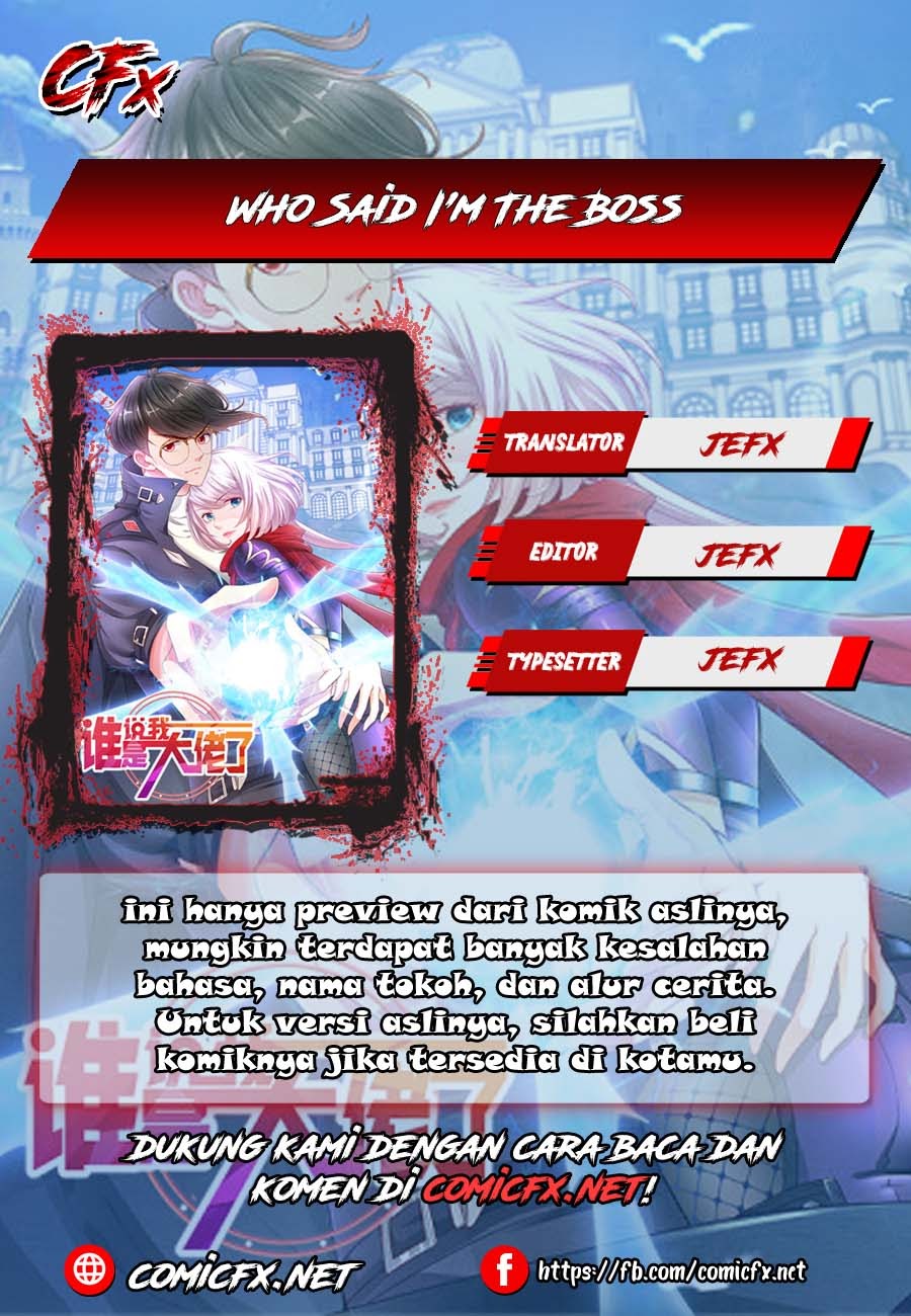 Who Said I’m the Boss Chapter 01 Gambar 1