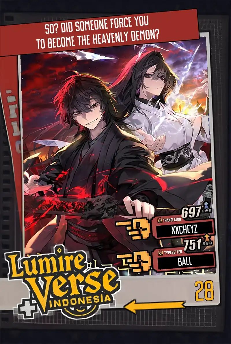 Who’s threatening you with a knife to make you a Heavenly Demon? (Did Someone Force You to Become the Heavenly Demon?) Chapter 28 Gambar 1