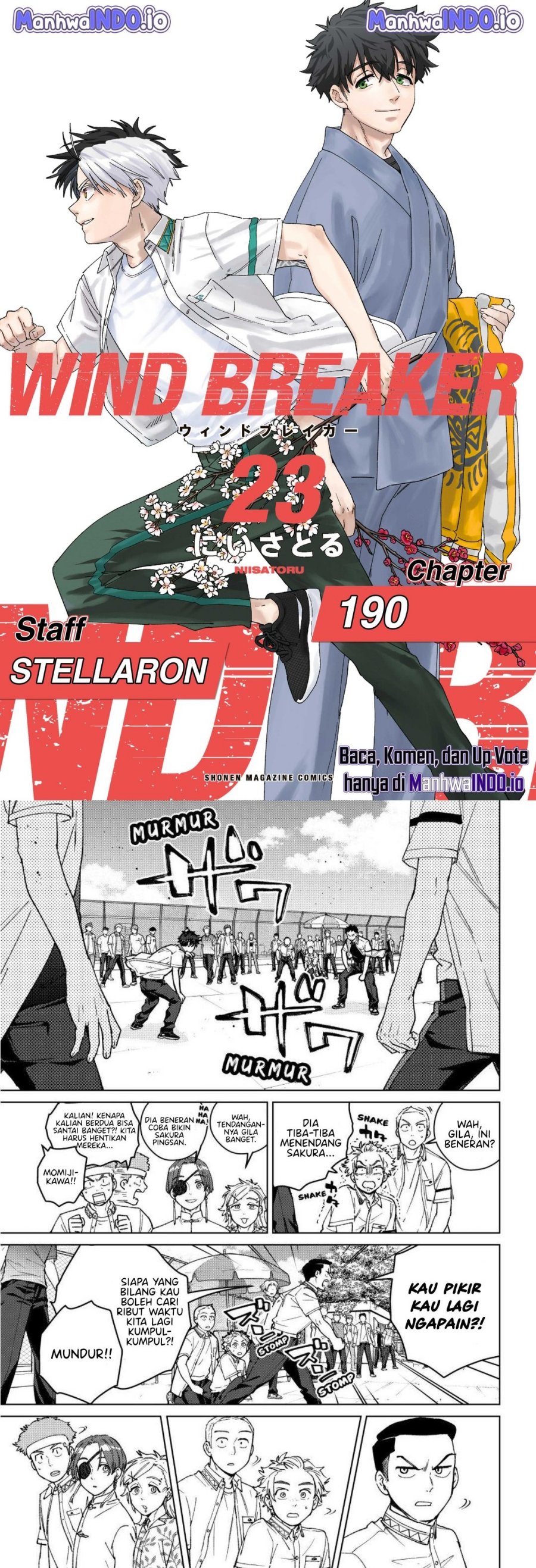 Wind Breaker (NII Satoru) Chapter 190 Gambar 1