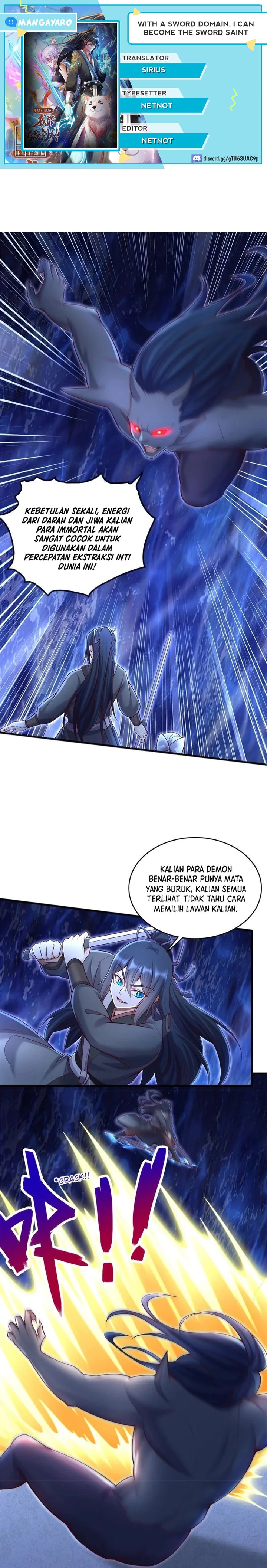 With a Sword Domain, I Can Become the Sword Saint Chapter 131 Gambar 1