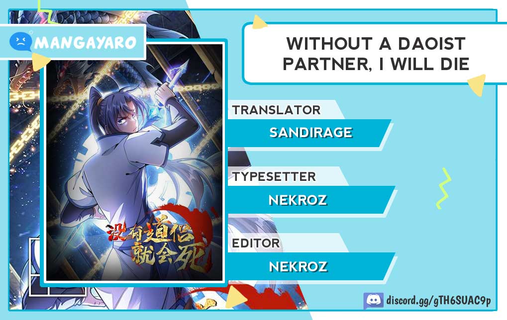 Without a Daoist Partner, I Will Die Chapter 14 Gambar 1